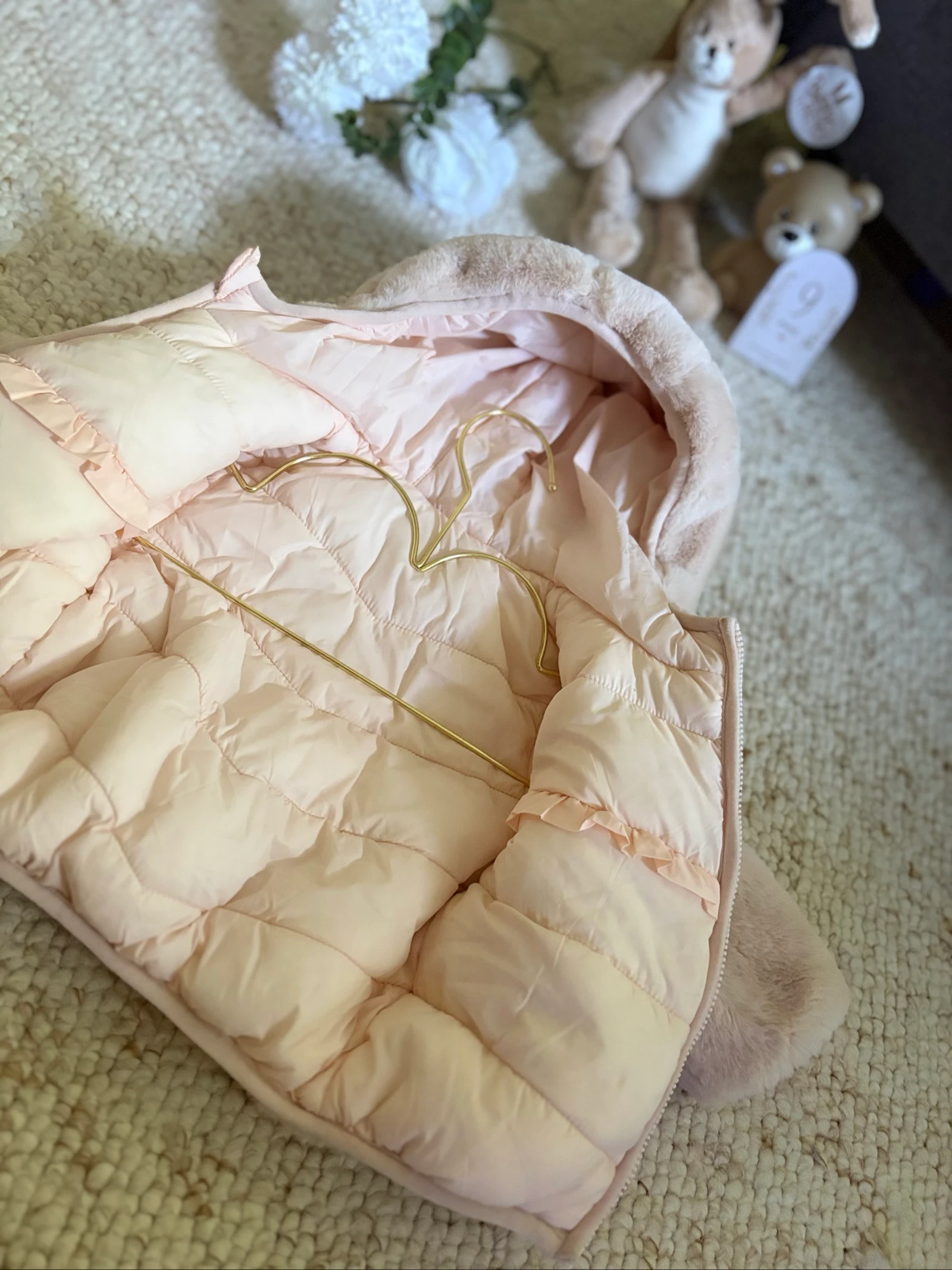 🎀 Abrigo reversible para niña – 9 meses – photo 3